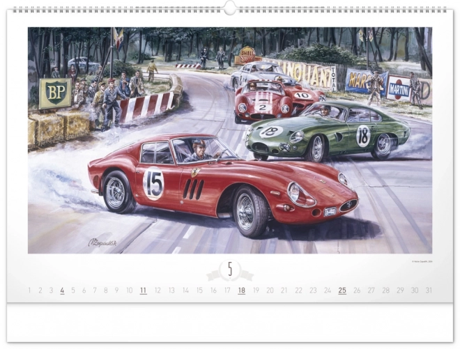 Wandkalender Oldtimer – Václav Zapadlík 2025