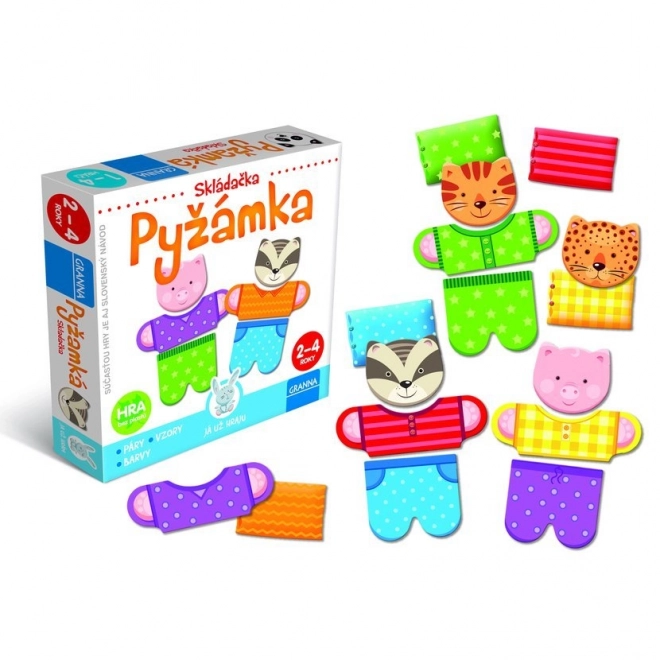 Granna Pyjama-Tierpuzzle