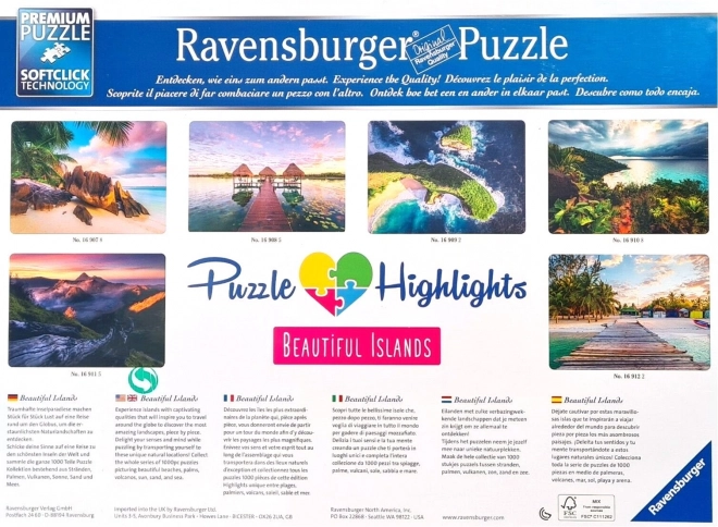 Tropische Inseln Ravensburger Puzzle 1000 Teile
