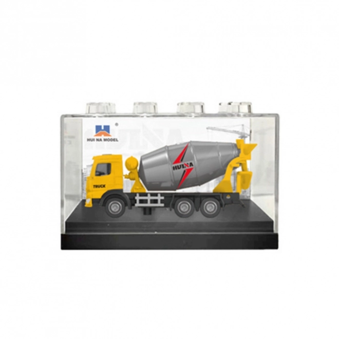 Sammlermodell Betonmischer Huina Gelb 1:80