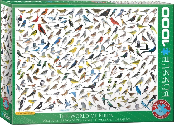 Eurographics Puzzle Welt der Vögel 1000 Teile