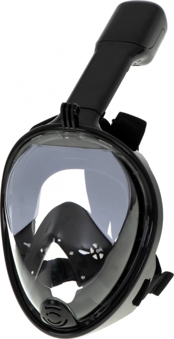 Schwimmmaske für Schnorcheln faltbar L/XL schwarz