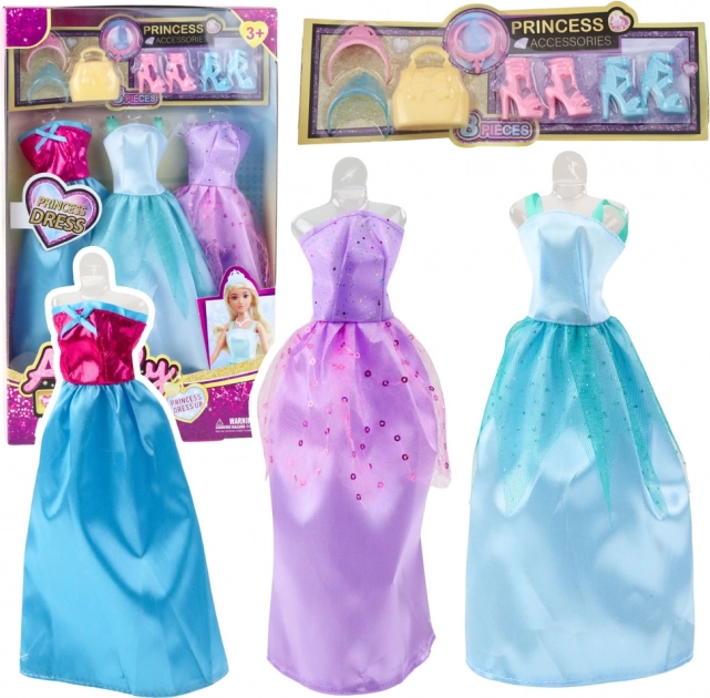 ANLILI Puppenkleider- und Accessoire-Set – 9 Teile