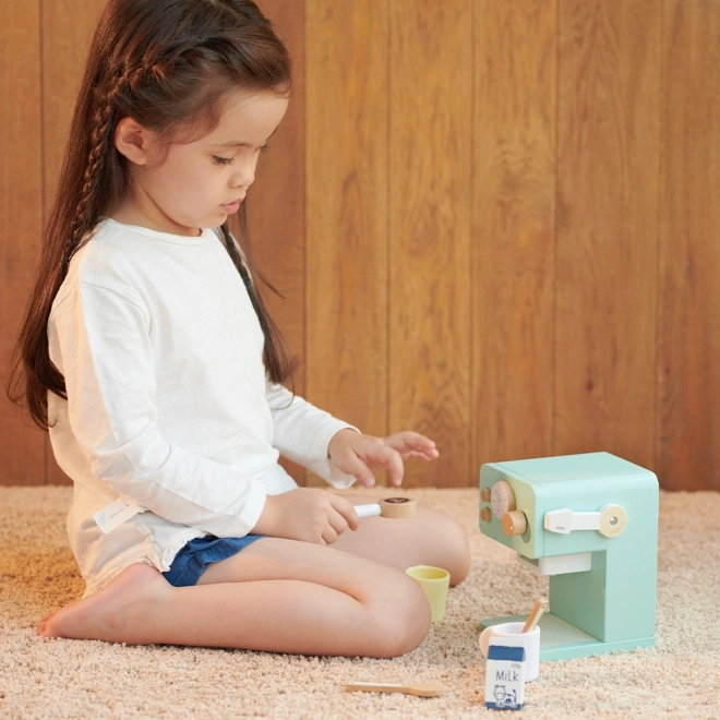 Klassik World Holzspielzeug Kaffeemaschine Set für Kinder