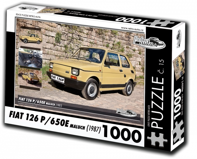 Retro-Auta Puzzle Fiat 126P 1983 - 1000 Teile