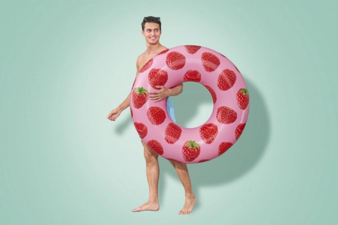 Bestway großes Schwimmring Himbeeren Design