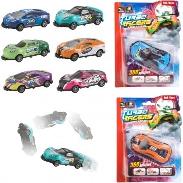 Auto Rennender Kipplastik 9cm mit Rückzug