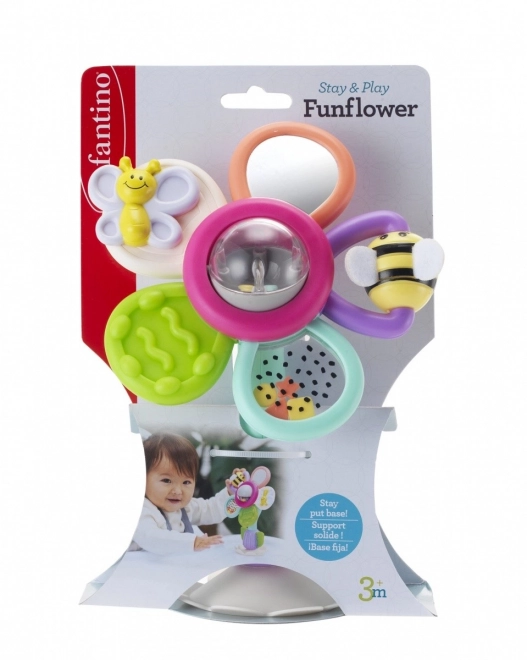 Drehbare Blume mit Saugnapf Infantino