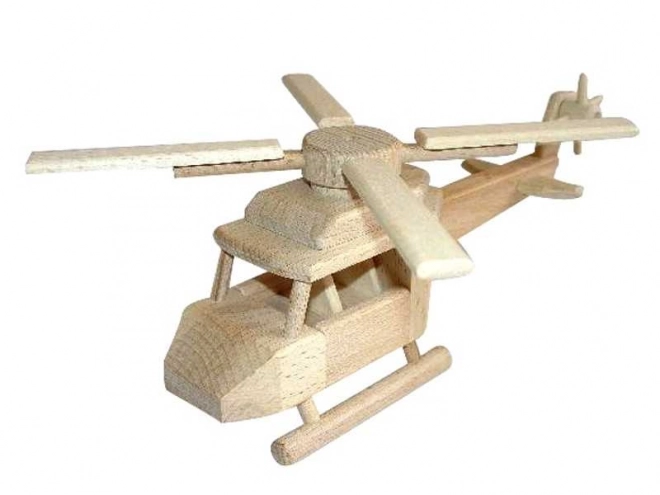 Holzmodell Hubschrauber III