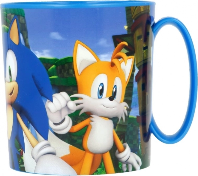 Plastiktasse 390 ml mit Sonic Motiv