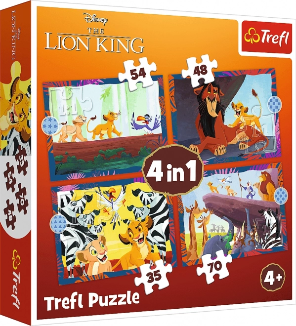 Puzzle-set Der König der Löwen