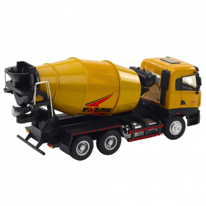 Metallischer Betonmischer LKW Huina Khaki 1:50