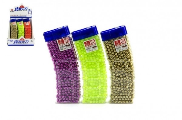 Kunststoffkugeln für Spielzeugpistole im 6-Farben-Set