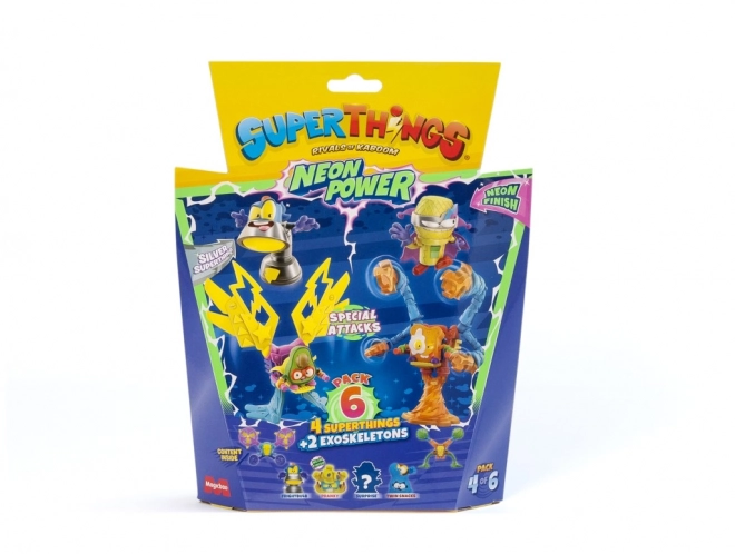 SuperThings NeonPower Exoskelett Figuren Set