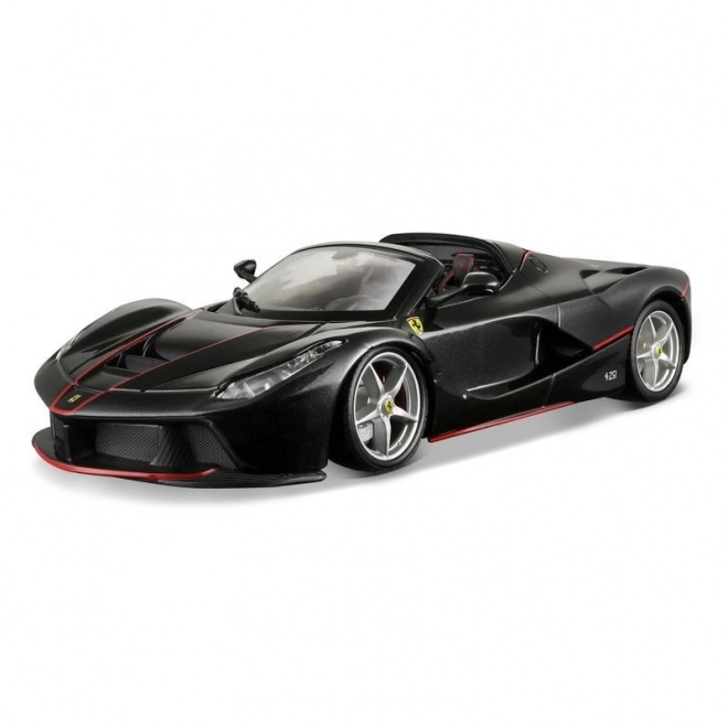 Bburago Ferrari LaFerrari Aperta in Metallic-Schwarz 1:24