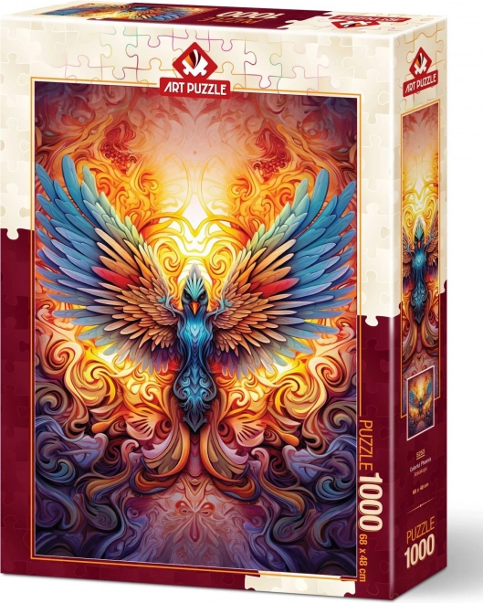 Bunter Phönix Puzzle 1000 Teile