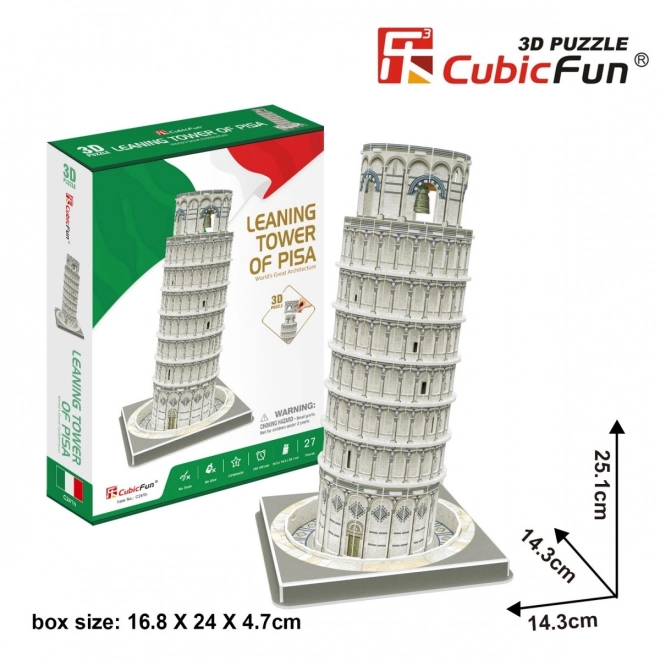 3D-Puzzle Schiefer Turm von Pisa