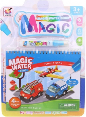 Magisches Malen – Verkehrsmittel 31 × 23 cm