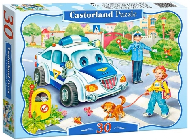 Castorland Puzzle Reise zur Schule