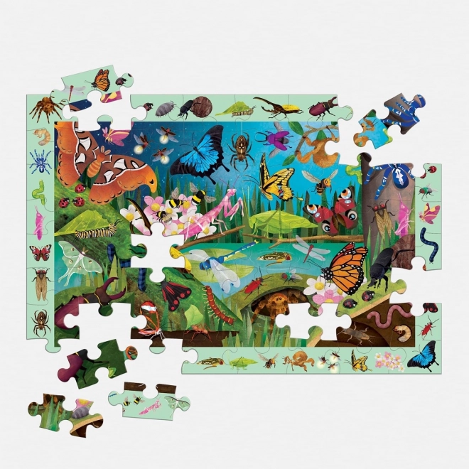 Mudpuppy Puzzle Insekten und Schmetterlinge 64 Teile