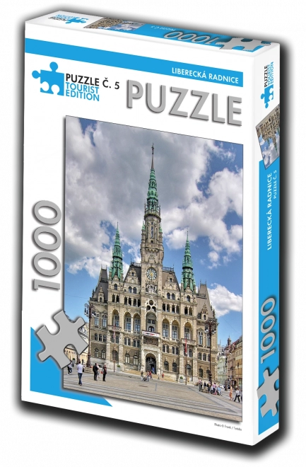 Puzzle 1000 Teile Liberec Rathaus Tourist Edition