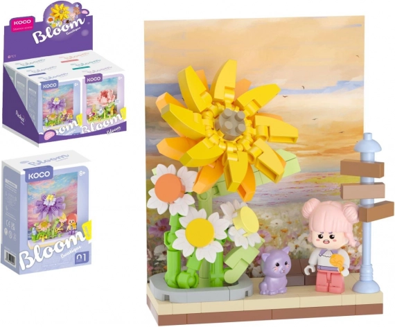 Mini-Bausatz KOCO Blumenszenerie