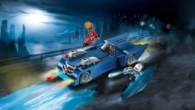 Batman und Batmobil gegen Harley Quinn und Mr. Freeze Spielset