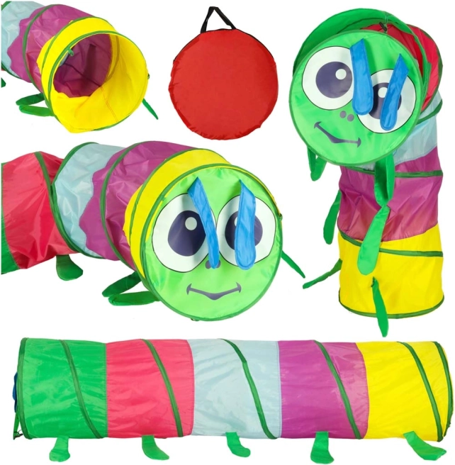 Bunter Kindertunnel Raupe