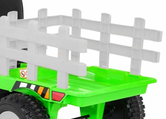 Traktor mit Anhänger BLOW Grün