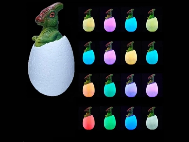 Nachtlicht Dino Ei RGB LED für Kinder