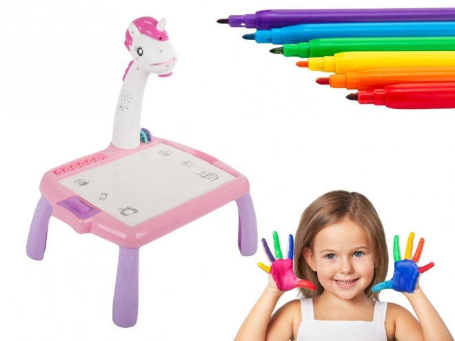 Kinder-Projektortisch für kreatives Zeichnen