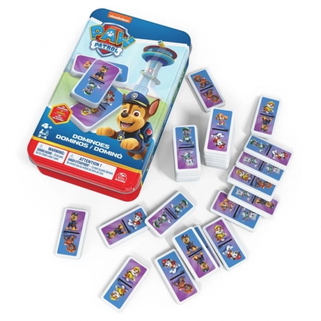 Domino Paw Patrol in einer Blechdose