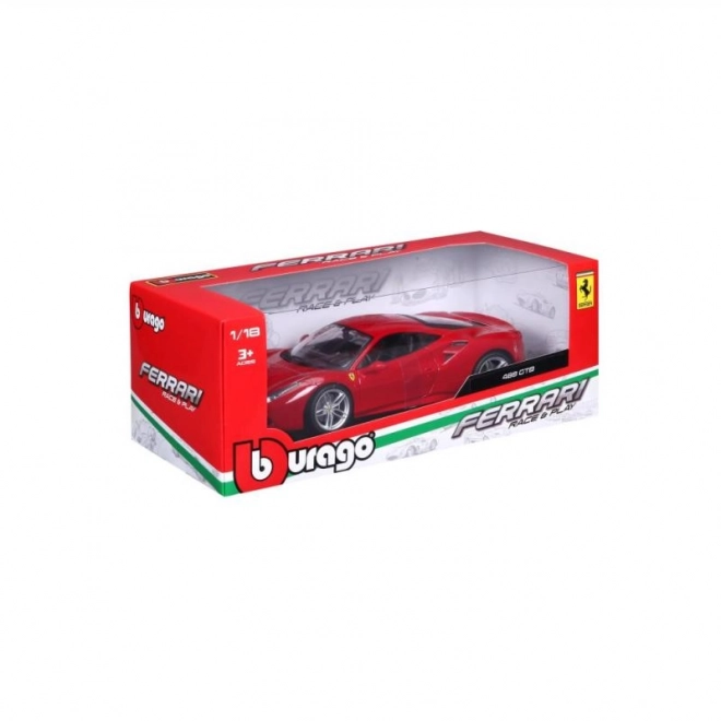 Bburago Ferrari 488 GTB Modellauto Rot