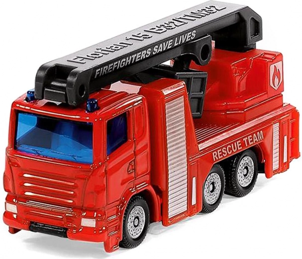 Drehbare Rettungsbühne und ausziehbare Leiter