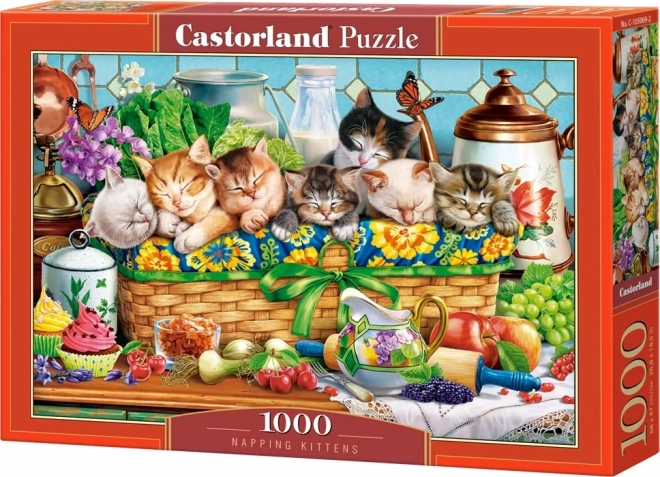 Puzzle Schlafende Kätzchen