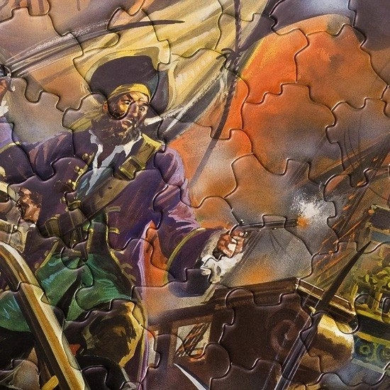 Piraten Puzzle mit 85 Teilen