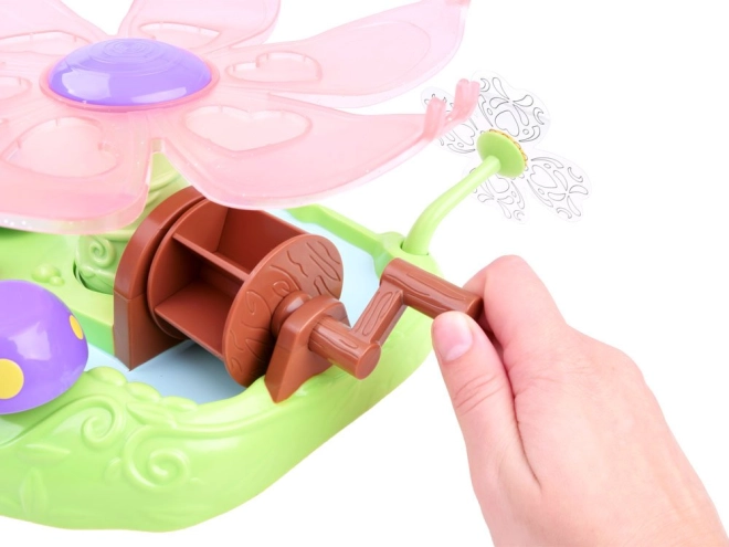 Bringen Sie die Zauberblüte zum Drehen