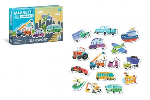 Magnetische Fahrzeuge Spielset