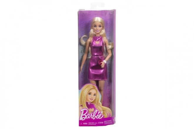 Barbie Modelpuppe in Glänzendem Kleid mit Herz