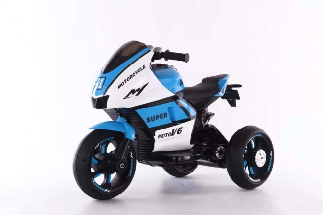 Blauer Kindermotorrad