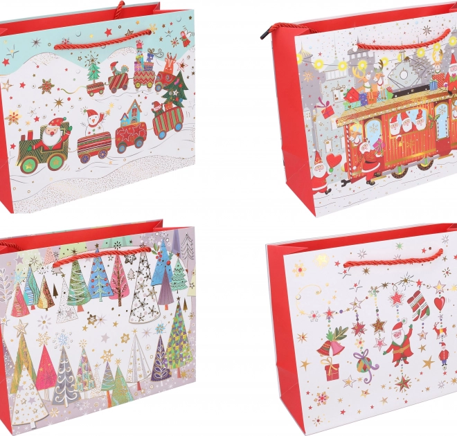Weihnachtliche Geschenktasche Größe M