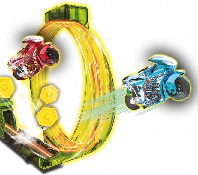 Spin and Build Basic Strecke mit 1 Motorrad