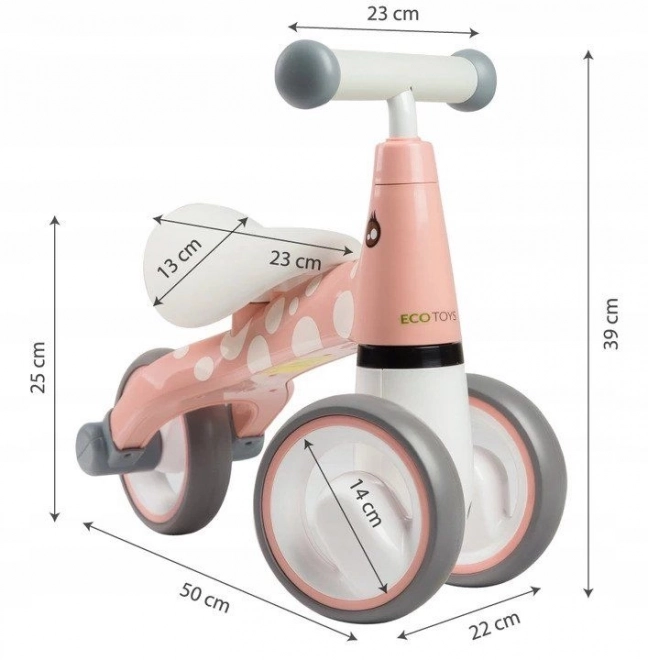 Lauflernrad Flamingo Motiv von ECOTOYS