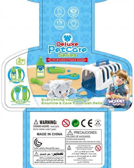 Woopie tragbares tierarzt-spielset mit Hund