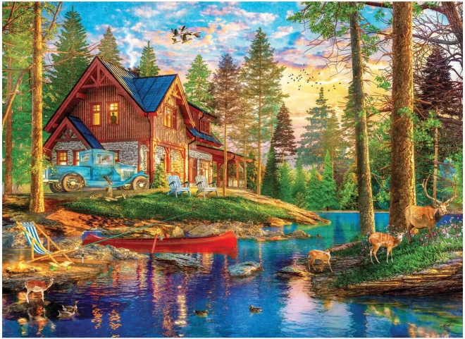 Puzzle Sommerchalet 4000 Teile