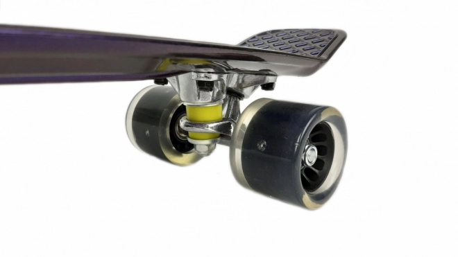 Skateboard mit leuchtenden Rädern