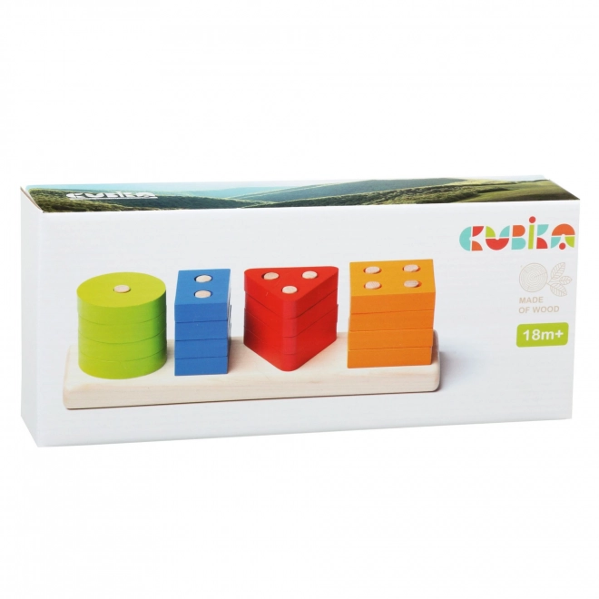 Cubika Formsortierspiel Holzpuzzle