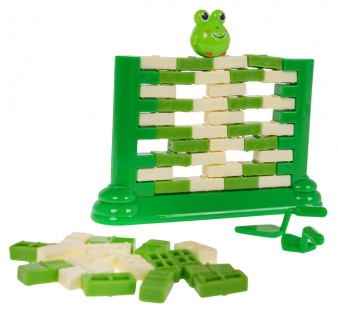 Geschicklichkeitsspiel Wand mit Frosch