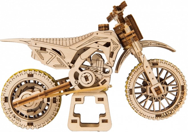 Holz 3D-Puzzle Motocross-Motorrad