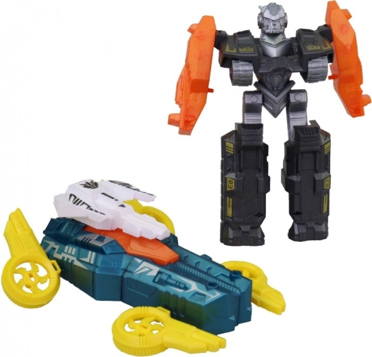 Zwei Spielmodi: Roboter und Flugzeug